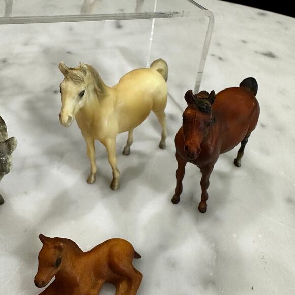 Vintage 1975 Breyer Stablemates Miniature Toy Horses Lot of 8 - Picture 5 of 12